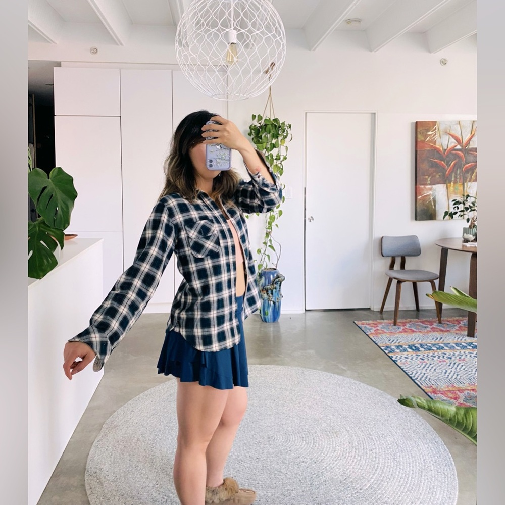 Alife Navy Plaid Flannel